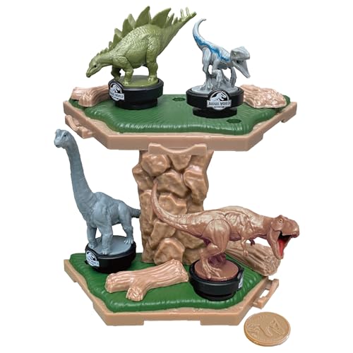 EPOCH Games - 7511 Jurassic World Island Quake -Balancing Game- - Action Game, Mehrfarbig, 11.5 cm x 5.5 cm x 0.1 cm - Image 2