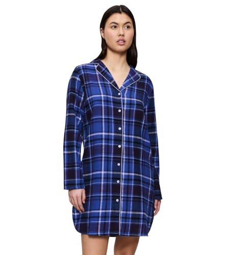 Triumph Women's Boyfriend NDW 01 X Checks Nightgown, Blue-Dark Combination, 38