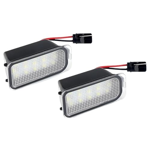 Lámparas LED matrícula Ford Escape 2018 2019 luz trasera matrícula 12V