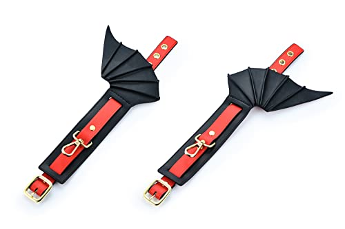 Belsiang Upgrade Bed Restraints Kit For Sex,Sex Bondage Bdsm Kit And Bedroom Restraints For Sex With Devil Wings And Blindfold (Black And Red, Extreme) #TOP4