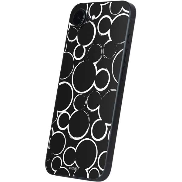 Skinit Decal Phone Skin Compatible with iPhone 16e - Officially Licensed Disney Mickey Mouse Logo Pattern Design