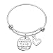 Produktbild Erweiterbar Armreif Armbänder Schmuck Best Friend für Frauen Side by Side Friends sind zu Herz
