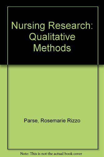 Nursing Research: Qualitative Methods 0893037249 Book Cover