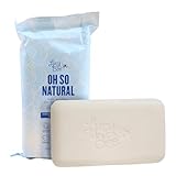Lucy Bee Certified Organic & All Natural Soap Bar, Moisturising & Rejuvenating, Dermatologically Approved for Sensitive Skin, Unscented & 100% Palm Oil Free, 150g