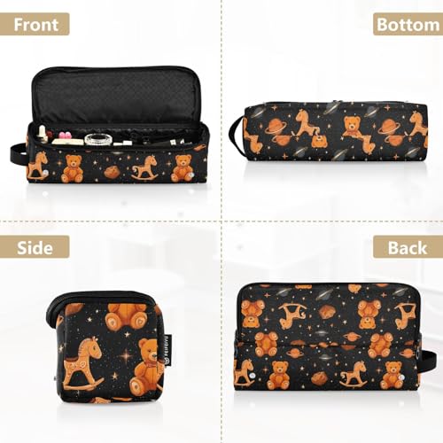 Toy Galaxy Black Hot Hair Tools Travel Bag para planchas, rizadores y organizador de viaje de herramientas para el cabello miniatura 5