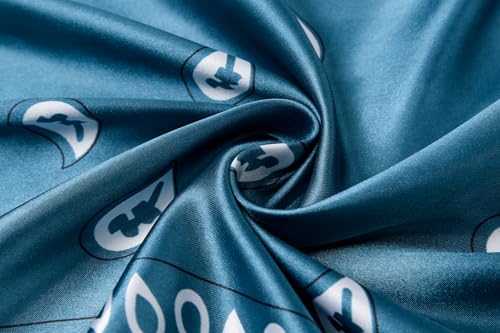 Image of 35 inch Men's Silk Cowboy Scarf - Oversized Western Bandana Neckwear, Large Square Scarf with Gift Packaging
