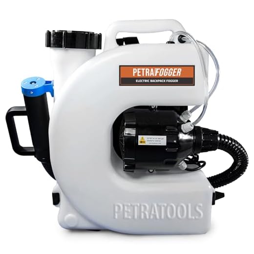 Petra Electric Fogger Atomizer Backpack Sprayer - 4 Gallon Mist Blower with Extended Commercial Hose for Pest Control & Sanitation Spraying - Insect, Bug & Mosquito Fogger (Backpack Sprayer)
