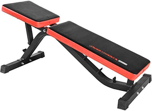 TrainHard® Halterbank, variabele schuine bank, negatief/plat, getest en gecertificeerd volgens DIN EN 957 - Image 5