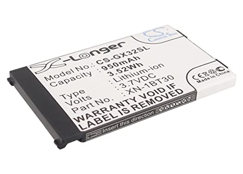Capacità: 950mAh 780mAh Battery For SHARP GX30c, GX30i, GX31, GX32, GX40, GZ100, GZ200, TM-150