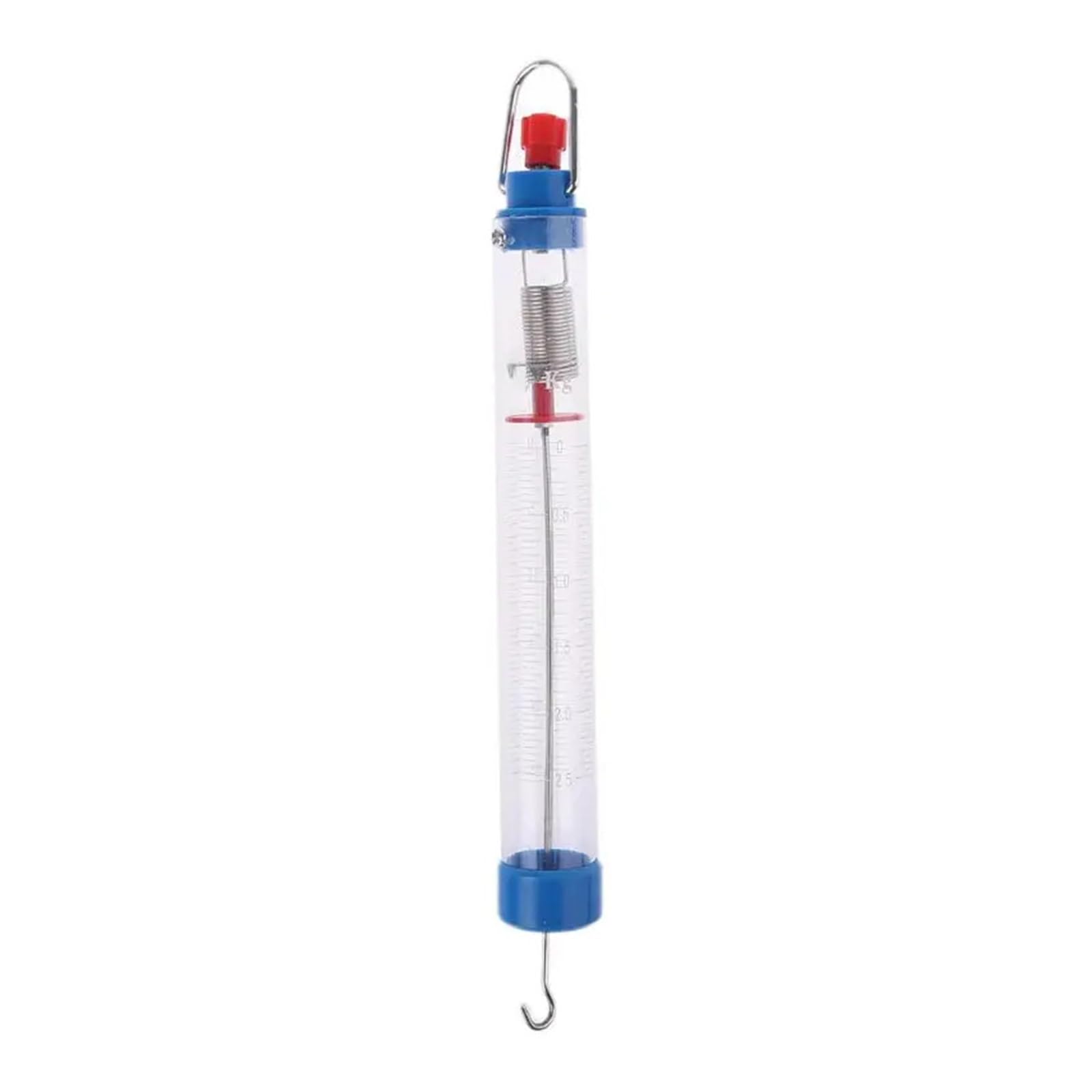 TIEOAXFT 25N/2500g Newton Meter Force Meter Spring Dynamometer Spring Dual-Scaled Balance for Physical Experiment(25N)