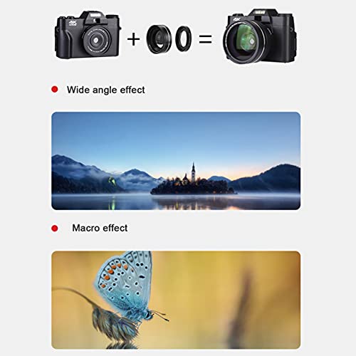 Kamera, 4K High Definition 16X Digitalkamera Micro Single Retro mit WiFi Zeitrafferaufnahmen Professionelle… – Bild 6