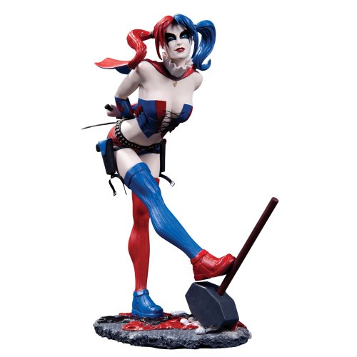 Image of DC Comics Cover Girls Harley Quinn Statue