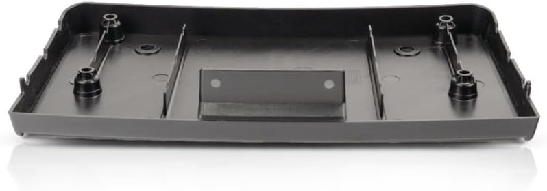 KarParts360 For Audi A5 2012 2013 2014 Bumper License Bracket Front | ABS Plastic | Matte | Black | Replacement For AU1068117 | 8T0807285C3FZ