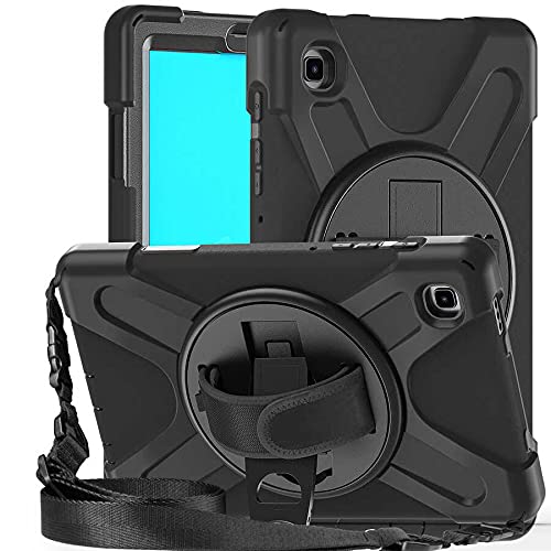 Zore Galaxy ile uyumlu Tab A7 Lite T225 Defender Tablet Silikon Siyah