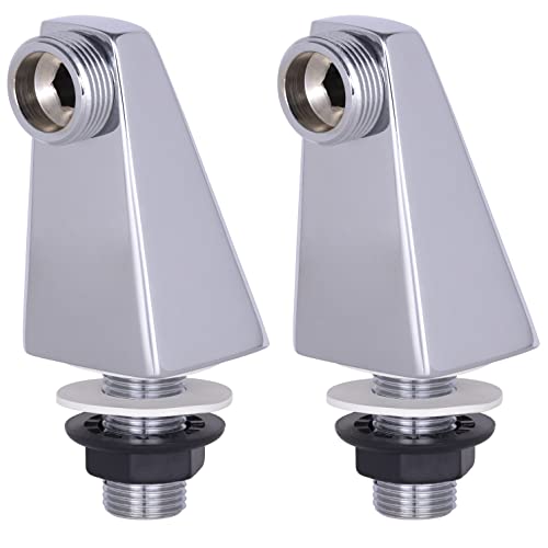 Colonnette pour baignoire mâle 15x21 (1/2) - mâle 20x27 (3/4) carrée (lot de 2) NOYON & THIEBAULT