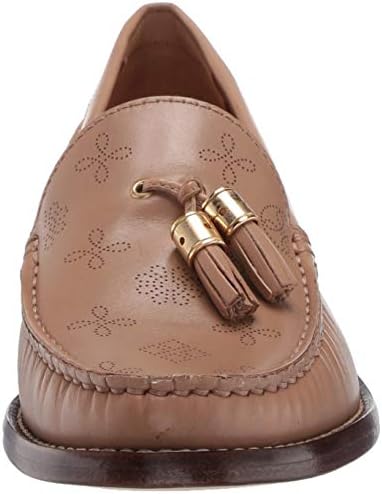 Marc Joseph New York Women's Made in Brazil Luxury Leather West End Tassle Loafer, Sand Nappa, 5 | Image 1