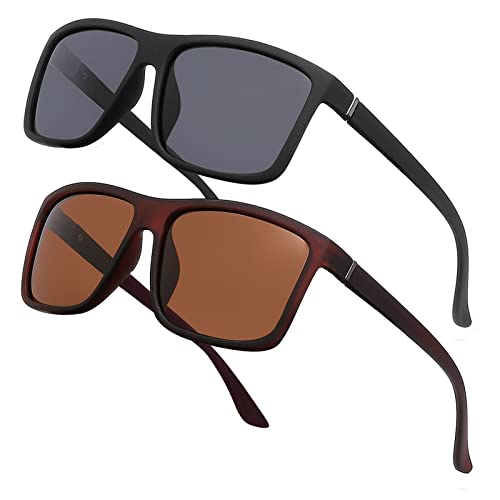 Image of Men's Sports Polarized Sunglasses Square Frame Glasses NP1007