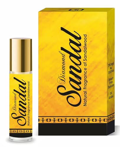 Image of Parag Fragrances Alcohol Free & Long Lasting Attar Perfume Roll-On 6ml (Diamond Sandal)