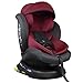 XOMAX S64 Kindersitz drehbar 360° mit ISOFIX und Liegefunktion I mitwachsend I 0-36 kg, 0-12 Jahre, Gruppe 0/1/2/3 I 5-Punkt-Gurt und 3-Punkt-Gurt I Bezug abnehmbar, waschbar I ECE R44/04