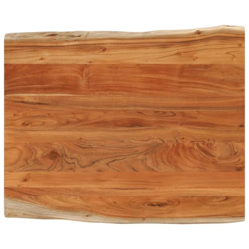 Bord vivant rustique sur ce dessus de table en acacia 110x80 cm