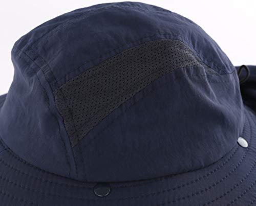 Home Prefer Upf 50+ Kids Sun Hat Boys Bucket Hat With Neck Flap Sun Protection Hats Fishing Hat Navy Blue #TOP5