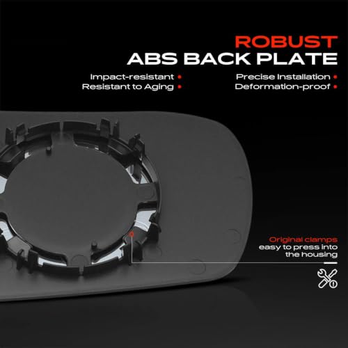 A-Premium Right Passenger Side Non-Heated Mirror Glass with Backing Plate by A-Premium - Used condition - Image 5