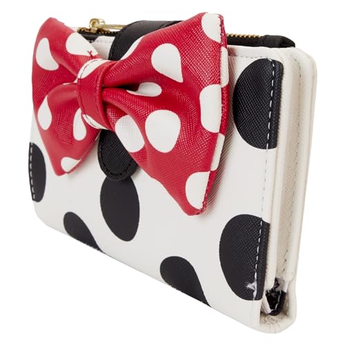 Loungefly Minnie Rocks the Dots Classic Flap Wallet | Minnie Mouse Wallets2