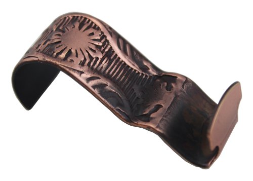 Image of Light Duty Floral Antique Copper Picture Hook