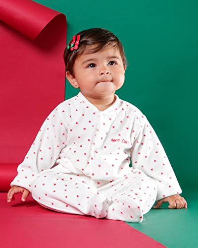 Kit Macacão Para Bebê Infantil Menina Feminino Plush Pijama Inverno Listrado Enxoval Maternidade Ver