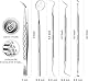 5pcs Hygiene Dental Scaler Edelstahl Zähne Reinigung Kit Hygiene Platte Haken Scaler Schaber für den professionellen Einsatz
