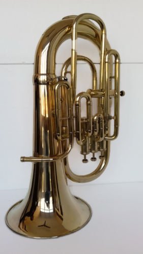 BEAUTIFUL QUALITY SOUNDS NEW BRASS FINISH Bb/F EUPHONIUM+FREE HARD CASE+M/P