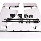 Une forme intéressante Dooisuue Sport Accessoires de Fixation, B-D-S-M Ceinture et Crochet en Maille Robuste,Accrochage Rapide, Compatible Tous Lits