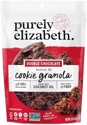 Purely Elizabeth, Cookie Granola Double Chocolate, 11 Ounce