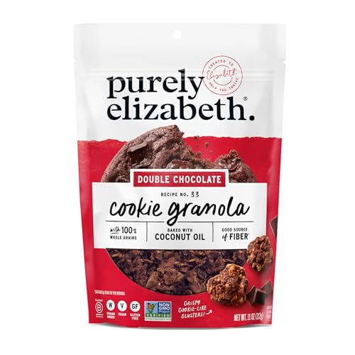 Purely Elizabeth Biscoito Granola de chocolate duplo, 325 ml