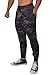 YoungLA French Terry Cotton Sweatpants Jogger Pants Camouflage Black Large