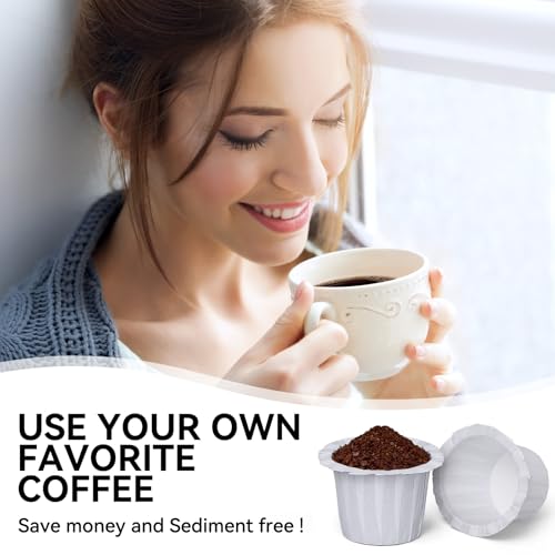 image for 100 Count Fanativita K Cup Coffee Filters Disposable for Keurig Single