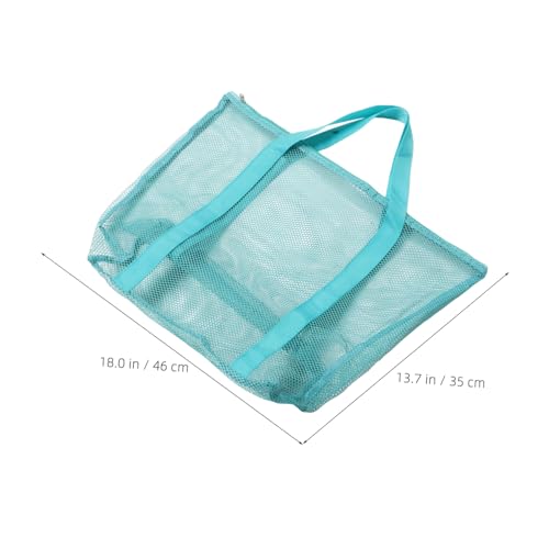 Didiseaon Large Mesh Beach Tote Bag for Family Storage Oversized Net Shoulder Bag for Grocery Toys and Vacation Essentials Ample Capacity Transparent Design2