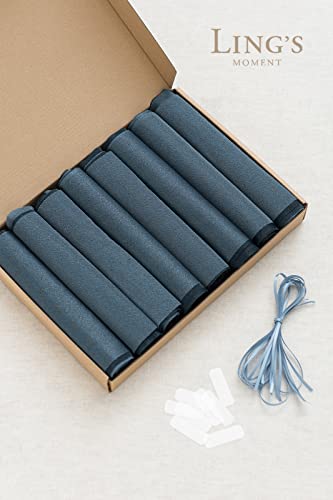 Ling's Moment 16Pcs Chiffon Chair Sashes For Wedding Party Ceremony Aisle Chair Decoration #TOP3