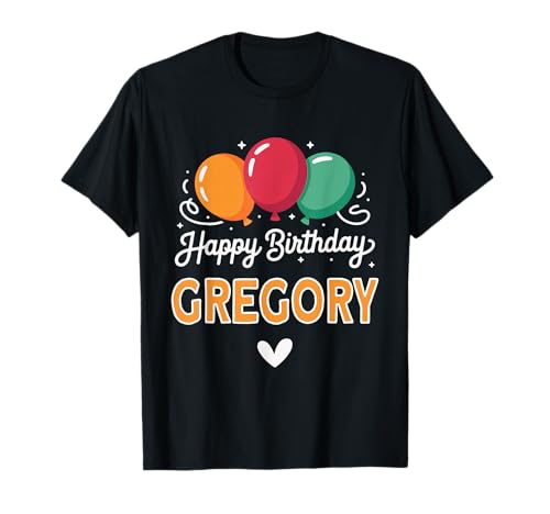 Photo de Joyeux Anniversaire en Disant Gregory T-Shirt