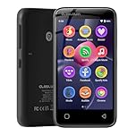 96GB MP3 Player with Bluetooth 5.0 and WiFi, Music Player with Spotify, Audible, Amazon Music, Libby, Spotify Kids, 4" Touchscreen Android MP4 Player with HiFi Sound, FM Radio (Black)