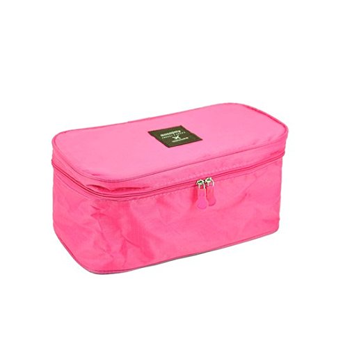 JUNENTER ポータブル旅行用引き出し仕切り クローゼットオーガナイザー ブラジャー 下着収納バッグ コーヒー