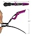 HH&LL Hair Clips for Women – Wide Teeth & Double-Hinged Design – Alligator Styling Sectioning Clips of Professional Hair Salon Quality - 10Pack (Purple)