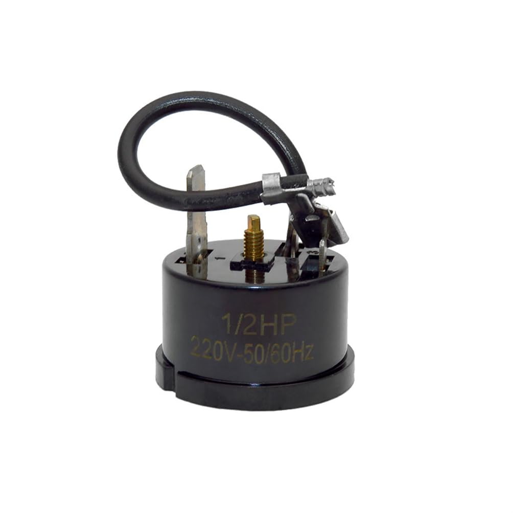 Btkigl Refrigerator Compressor Overload Thermal Protector PTC Start Relay Protector Freezer Replace Part 1/2HP 1/3HP 1/4HP 1/5HP 1/6HP (1/2HP)