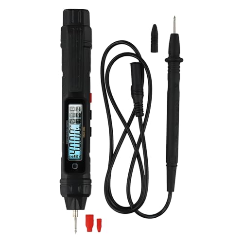 Stylo multimètre A3005, multimètre numérique 4000 points avec détection de tension NCV, testeur de fil vivant/neutre, lampe de poche et portée automatique, pour