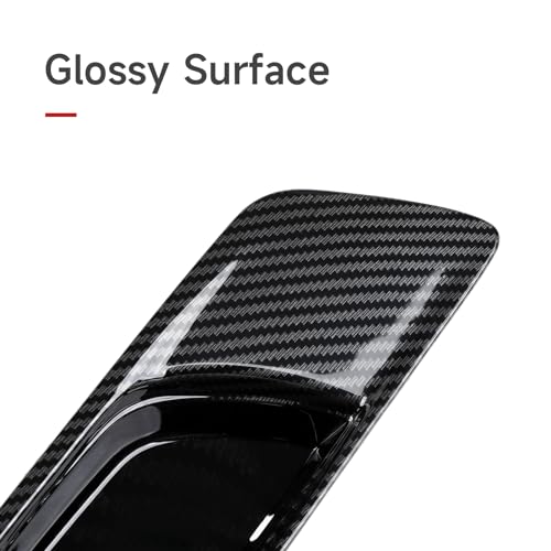 Image of Car Inner Door Handle Bowl Decals for Honda CR-V 2017-2022 Accessories CRV ABS Carbon Fiber Stickers (Without Any Buttons or Holes)