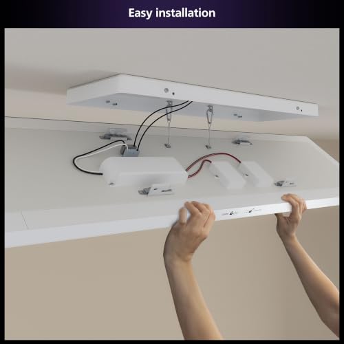 Philips Hue Datura Smart Ceiling Panel (Rectangular 11.81in x 47.24in) White & Color LED Ceiling Light, Bluetooth Compatible,Voice Control with Alexa, Apple Home & Google Assistant - image 7