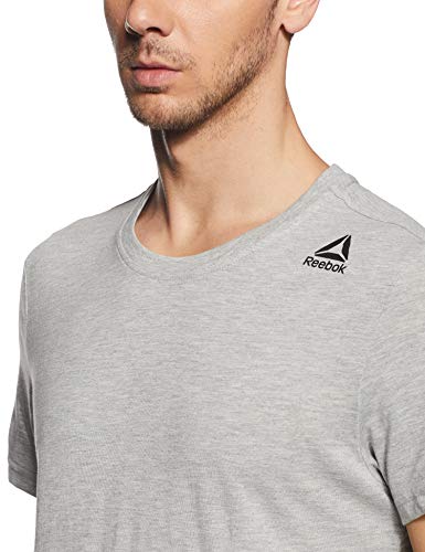 Image of Reebok Men's Solid Regular Fit T-Shirt