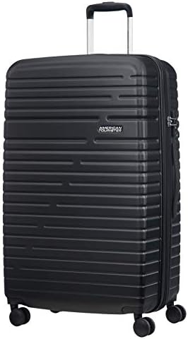 American Tourister Aero Racer Spinner 68 Expandable - 3,6 Kg Suitcase, cm, 75.5 liters, Black (Jet Black)