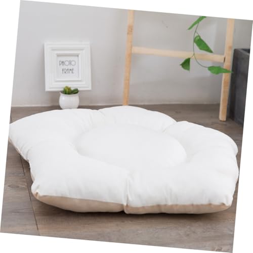 Lit pour chat triangle en bois petite maisonnette pliable coton animaux - 5