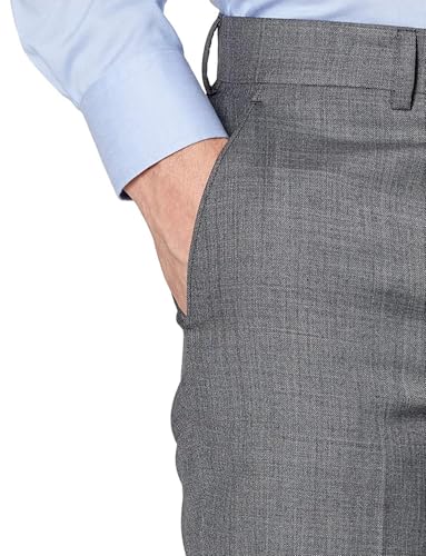Lauren Ralph Lauren Mens Classic-Fit Sharkskin Wool Dress Pants 56W x 32L Grey4